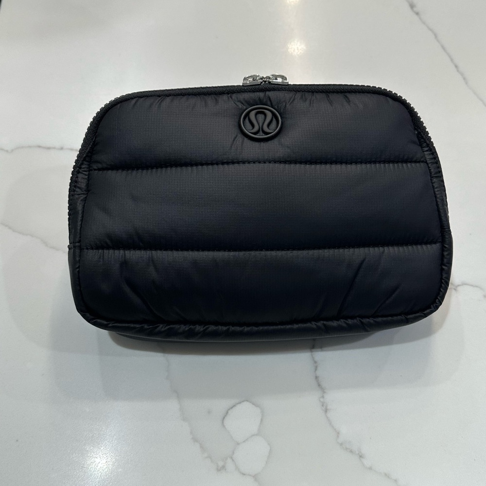 Lululemon Black Belt Bag Large 2L Wunder Puff *New* with tags